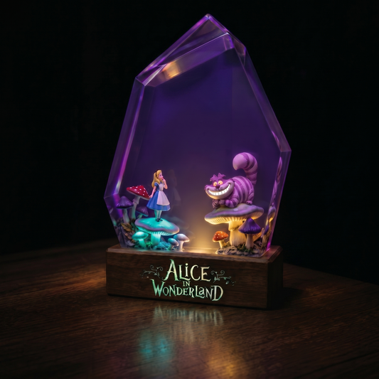 ALICE IN WONDERLAND Resin Lamp